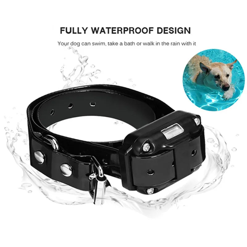 SnugPet™ Electric Dog Training Collar Waterproof Dog Bark Collar Pet With Remote Control Rechargeable Anti Barking Device All Size Dogs