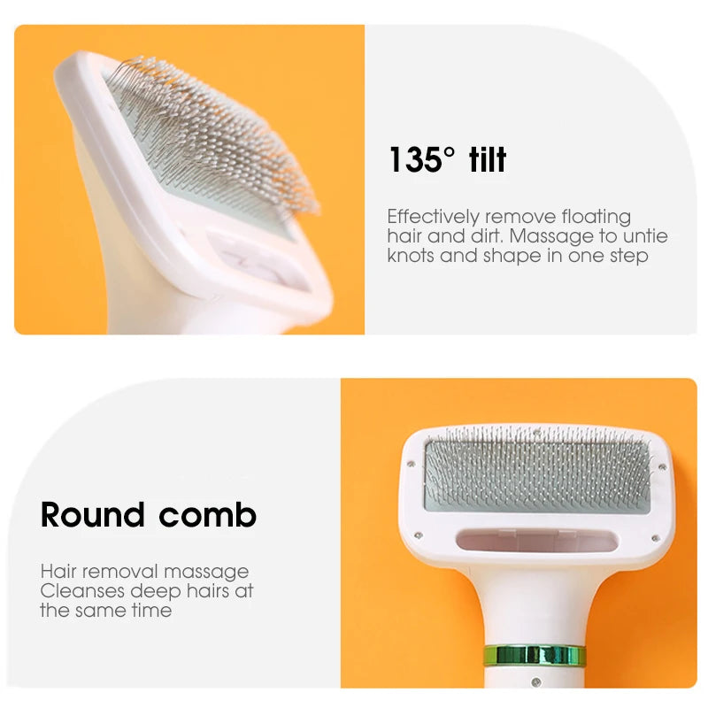 SnugPet™ 2-in-1 Pet Hair Dryer & Grooming Brush – Professional Home Grooming Tool for Cats & Dogs