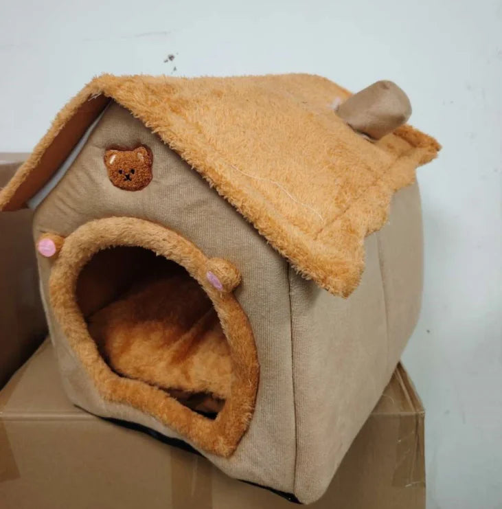 SnugPet™ Dog and Cat House - Cozy Dog House, Detachable and Washable, for All Seasons