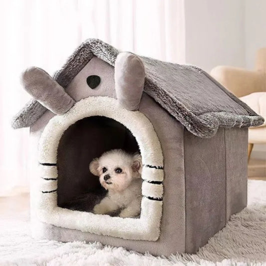 SnugPet™ Dog and Cat House - Cozy Dog House, Detachable and Washable, for All Seasons