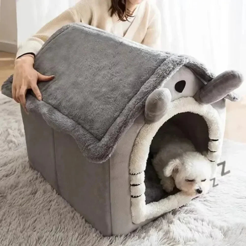 SnugPet™ Dog and Cat House - Cozy Dog House, Detachable and Washable, for All Seasons