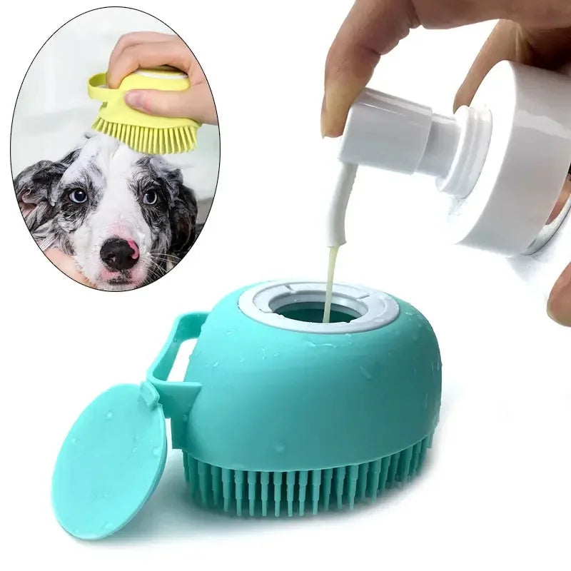 SnugPet™ Soft Silicone Pet Grooming & Bathing Gloves