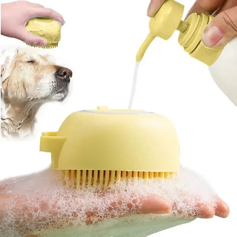 SnugPet™ Soft Silicone Pet Grooming & Bathing Gloves