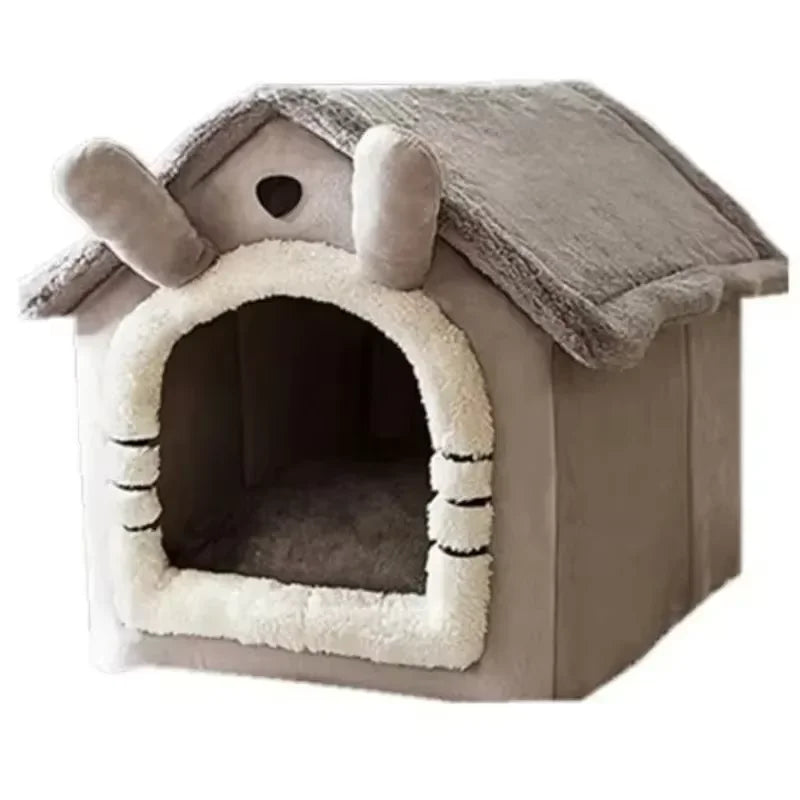 SnugPet™ Dog and Cat House - Cozy Dog House, Detachable and Washable, for All Seasons