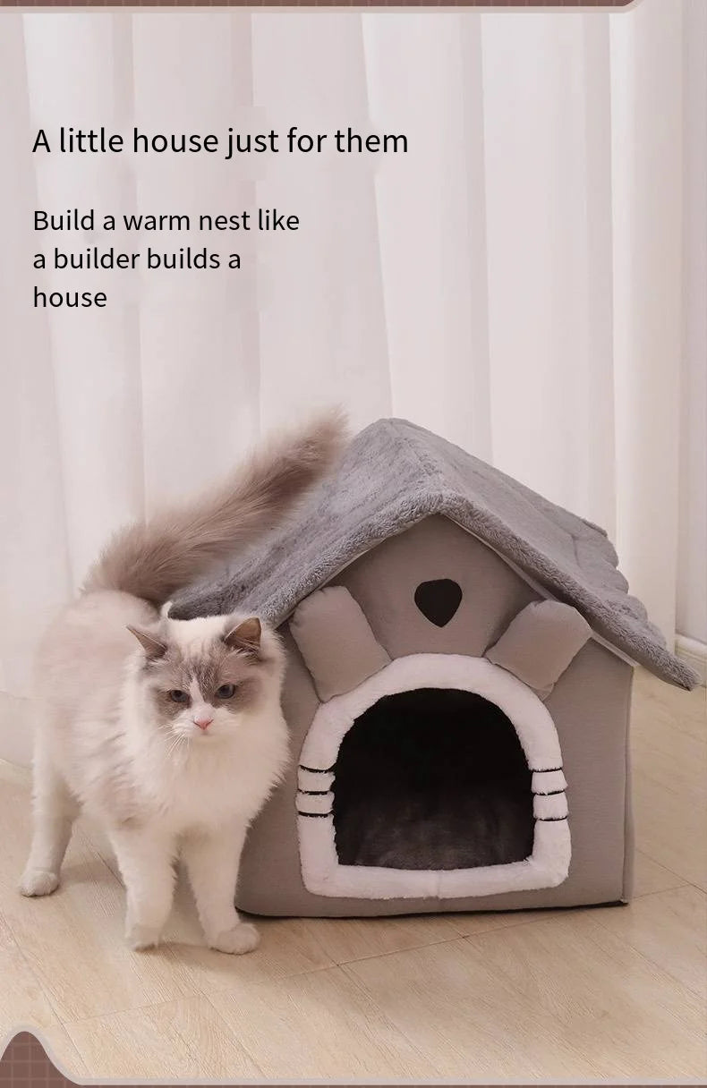 SnugPet™ Dog and Cat House - Cozy Dog House, Detachable and Washable, for All Seasons