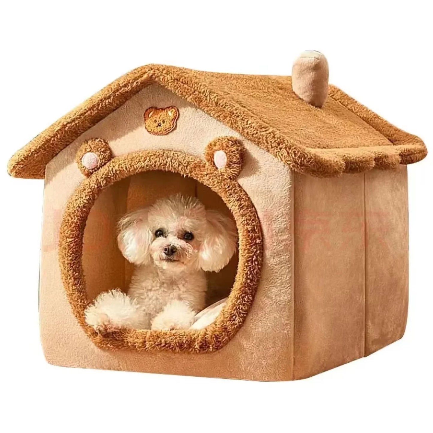 SnugPet™ Dog and Cat House - Cozy Dog House, Detachable and Washable, for All Seasons